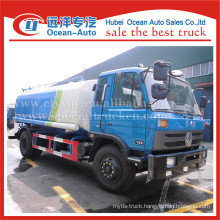 Dongfeng 4X2 drive wheel 12000liter tank drinking water tank truck for sale